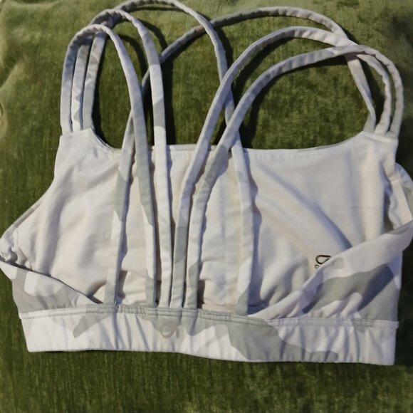 Women's GapFit Low Impact Camo Print Sports Bra SZ XS - Picture 4 of 5